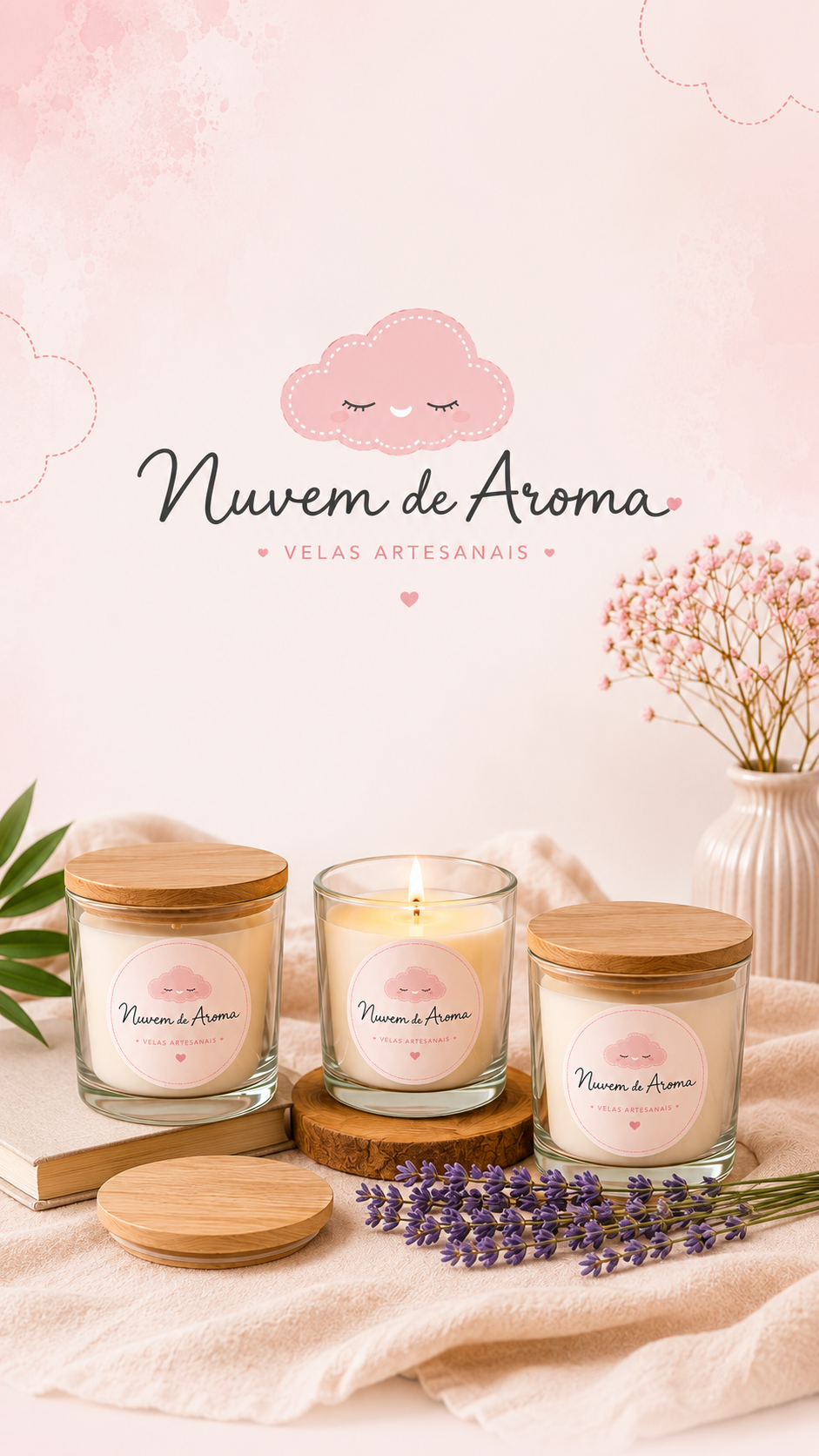 Nuvem de Aroma — Velas Artesanais